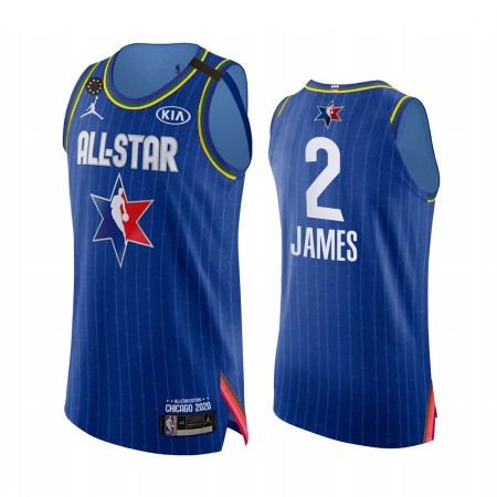 NBA Mænd Trøje Los Angeles Lakers LeBron James 2 2020 All-Star Jordan Brand Kobe Forever Blå Swingman